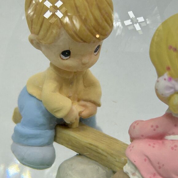 Enesco Precious Moments While Walking In The Park One Day Musical Snow Globe - Picture 13 of 15